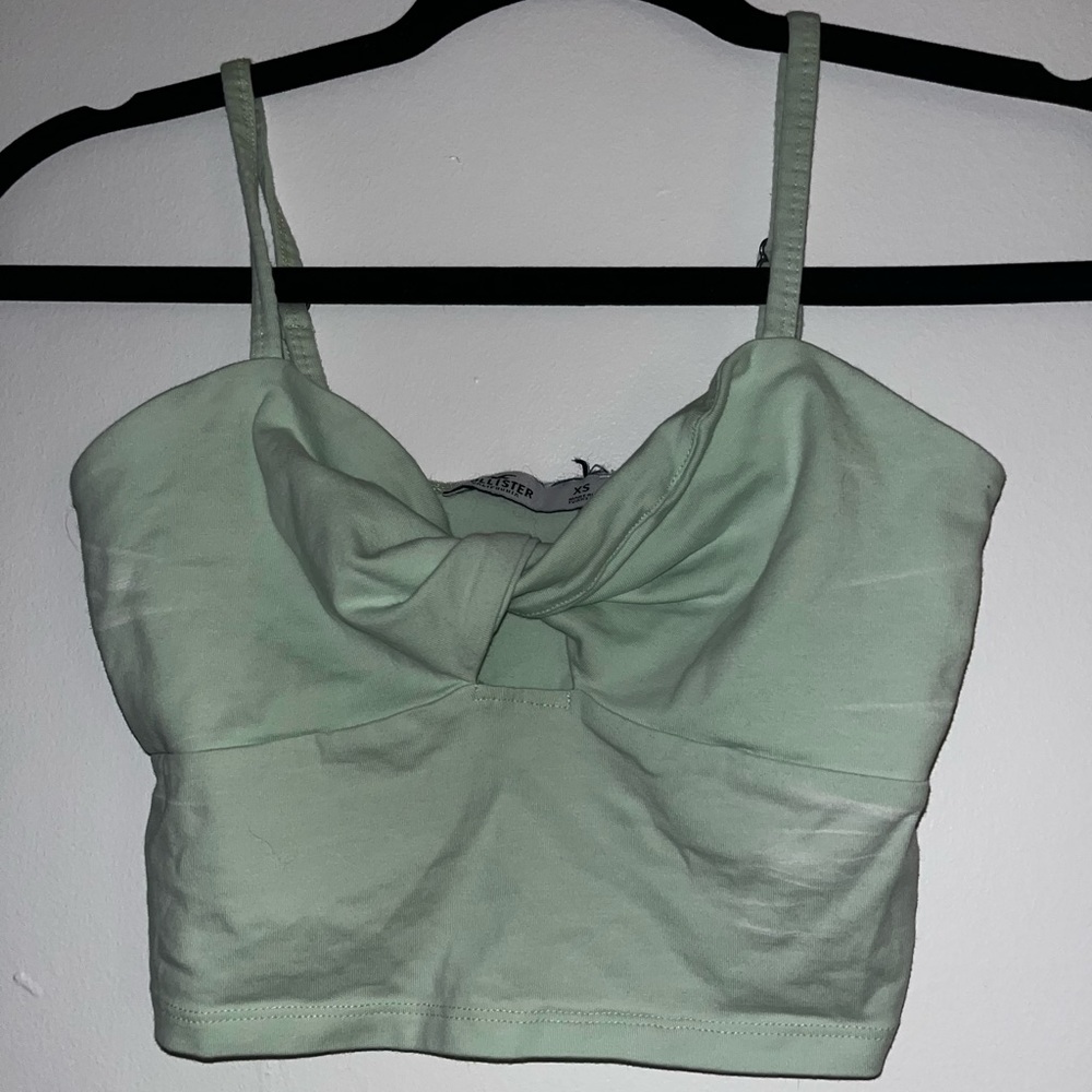 Light Green Hollister Crop Top